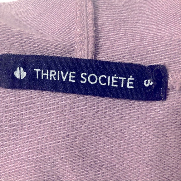 Thrive Société Women Purple Pullover Hoodie. Size S - Picture 9 of 10